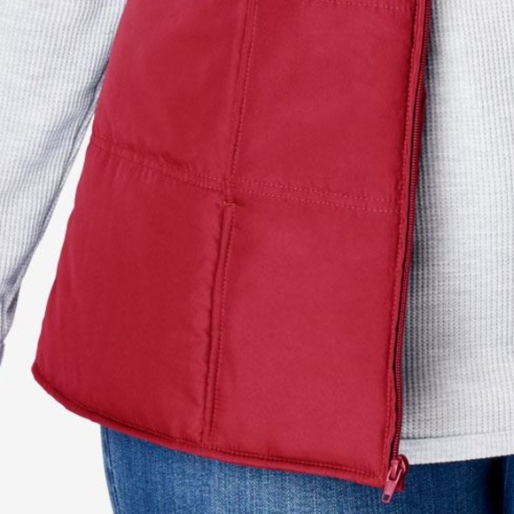 NWT 14/16 Puffer vest, red - Picture 5 of 8